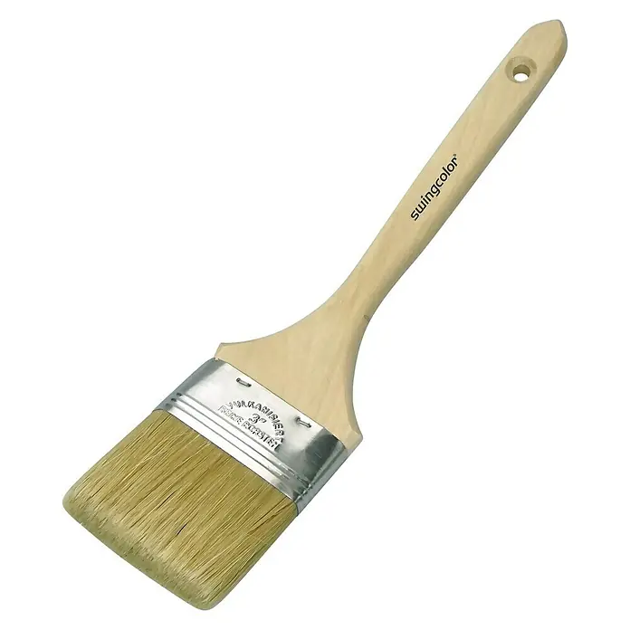 swingcolor Premium Kist za fasadu - Širina kista: 70 mm, Plastične čekinje, Prirodno drvo - Pogled sprijeda