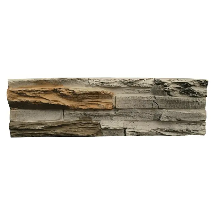 Pločice od ukrasnog kamena Ironmont - 11,2 x 39 cm, Smeđa-bež, Izgled kamena - Detaljan prikaz