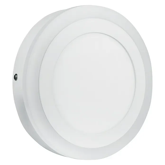 Ledvance LED-Wand- & Deckenleuchte Click White - 15 W, Weiß/Silber