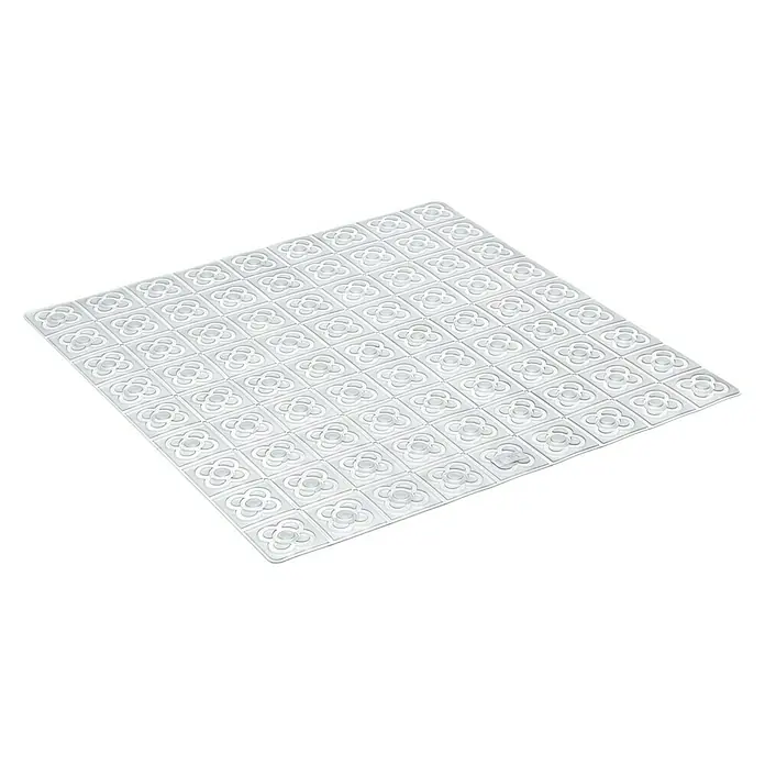 Tatay Alfombra antideslizante para ducha BCN - 54 x 54 cm, PVC, Translúcido