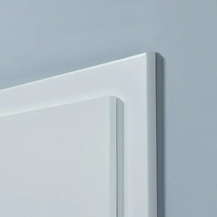 Kilsgaard Türzarge Typ 3 - 735 x 1.985 mm, Wandstärke: 205 mm, DIN Anschlag: Rechts, Weiß - Detailaufnahme