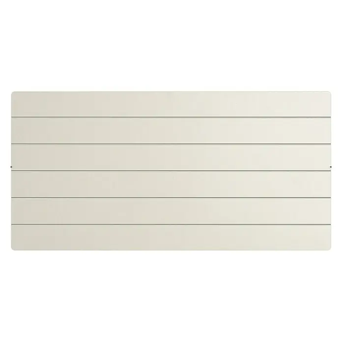 ClimaStar Speichersteinheizung Classic - Weiß, 2.000 W, 8 x 100 x 50 cm - Vorderansicht