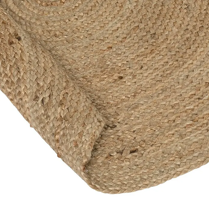 Alfombra redonda Nazar - Beige, Diámetro: 200 cm, 100% Yute