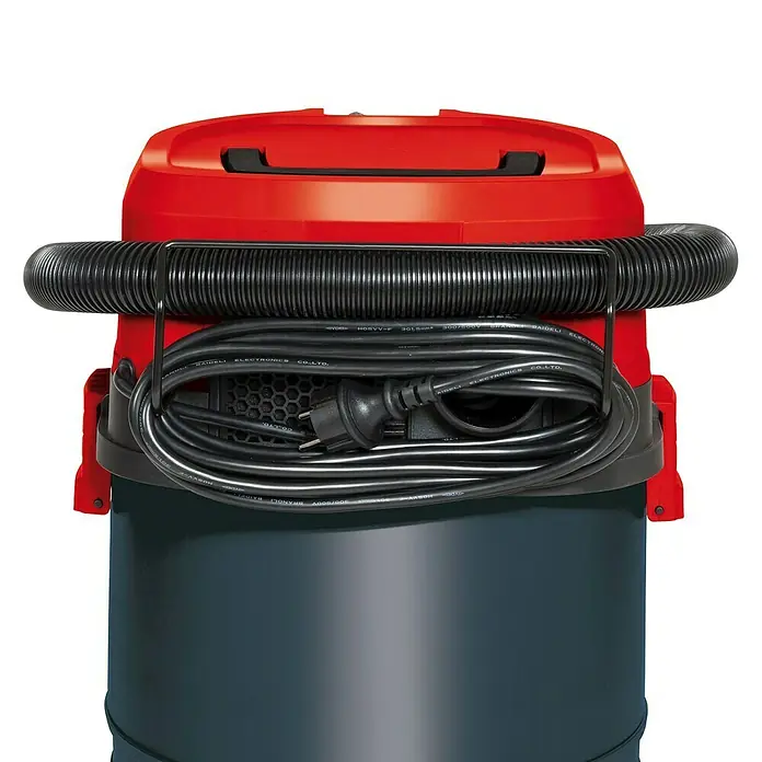 Herkules Nass-Trockensauger H-NT 20 - 800 W, 20 l, Material Behälter: Kunststoff - Rückansicht