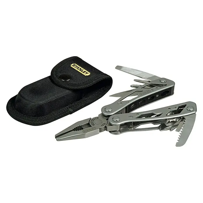 Stanley Multi-Tool 12 in 1 - 2CR Stahl, Nylon-Tasche mit Gürtelclip