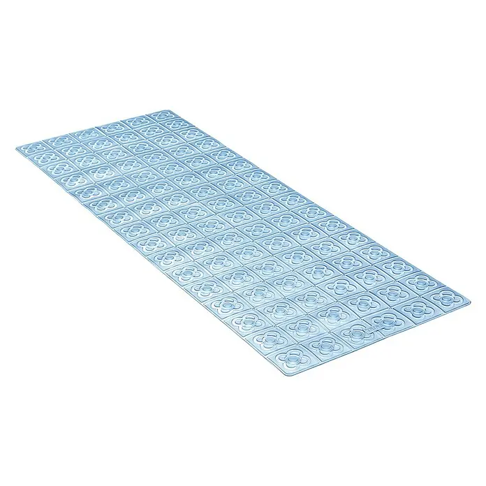 Tatay Alfombra antideslizante para bañera BCN - 36 x 96 cm, PVC, Azul
