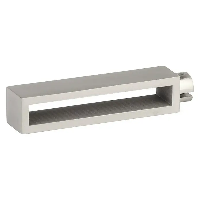 Expo Ambiente Endstück Air - Edelstahloptik, Geeignet für: 18 x 18 mm Profil - Vorderansicht