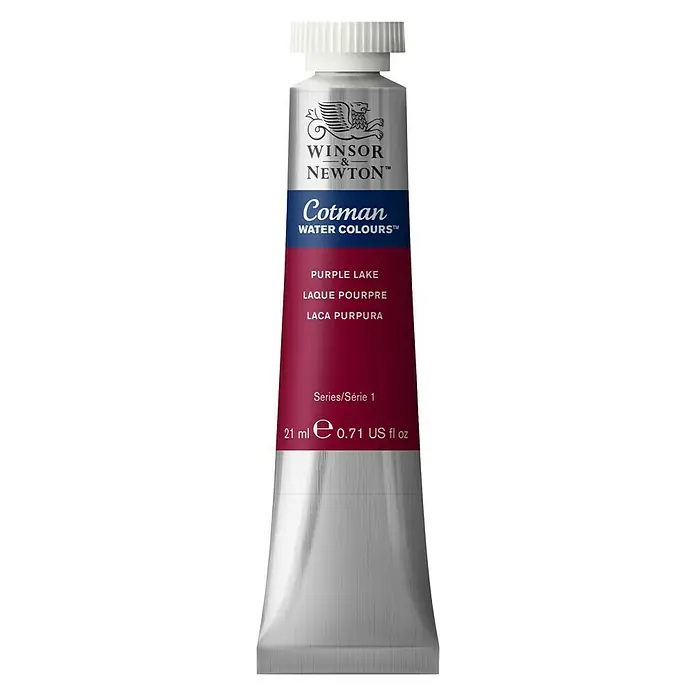 Winsor & Newton Cotman Aquarellfarbe - Purpur, 21 ml, Tube - Vorderansicht