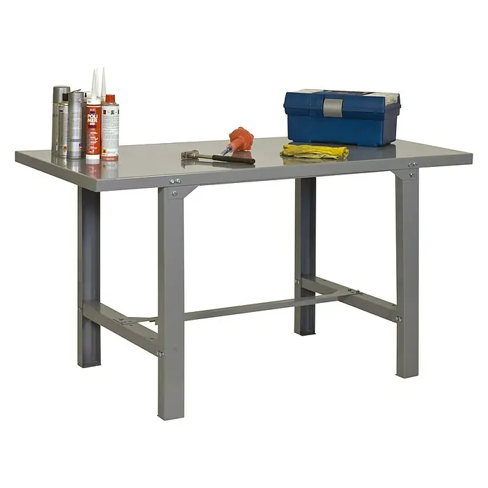 Simonrack Simonwork Banco de trabajo BT6 - L x An x Al: 73 x 150 x 83 cm, Gris