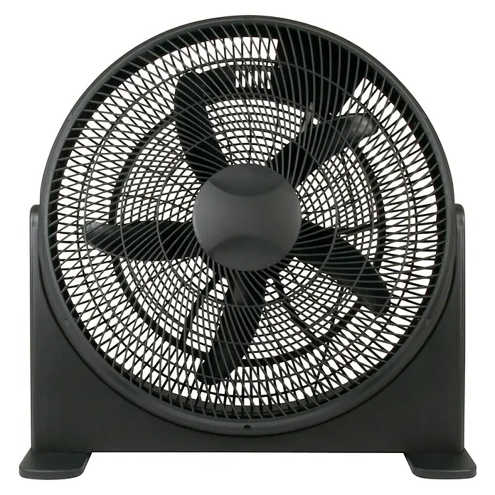 Houston Ventilador de suelo Box Fan 50 - Negro, Plástico, 55 W - Vista frontal