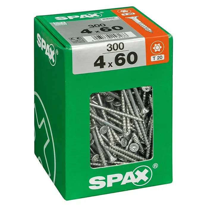 Spax T-Star plus Univerzalni vijak - Ø x D: 4,5 x 40 mm, T-Star plus, 175 kom. - Pogled s lijeve strane