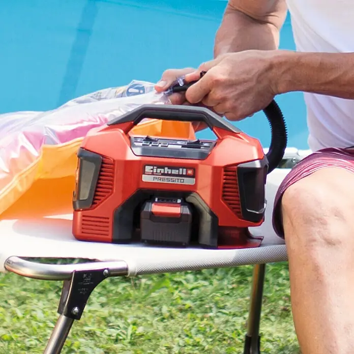 Einhell Power X-Change Hybrid-Kompressor Pressito - 11 bar, 90 W, 18 V, Ohne Akku