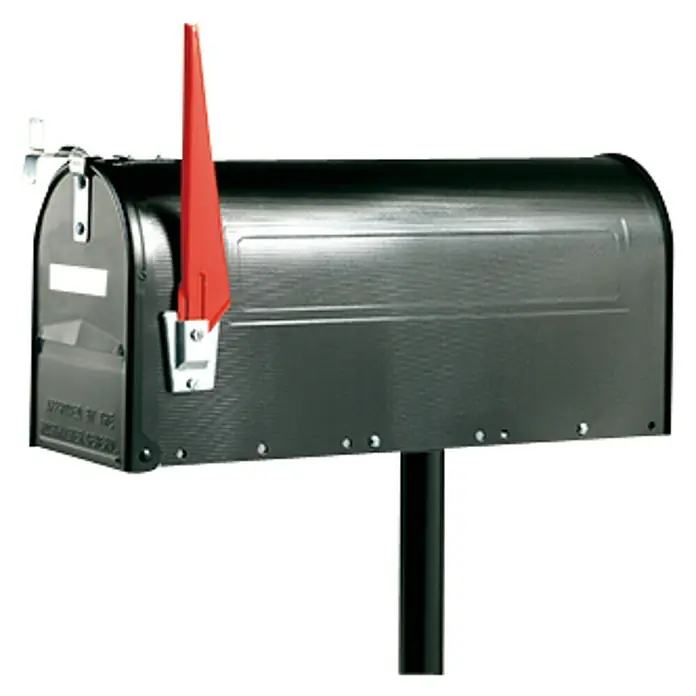 Burg-Wächter Briefkastenständer 893 - Höhe: 1.500 mm, Passend für: Burg-Wächter Mailbox 891/892 - Linke Seitenansicht