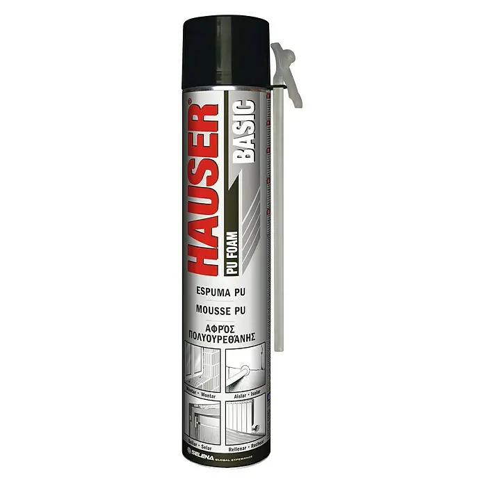 Quilosa Espuma adhesiva de PU Hauser Basic - Contenido: 750 ml