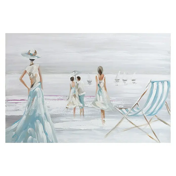 Cuadro pintado a mano Dipinto Shore - Orilla, An x Al: 90 x 60 cm