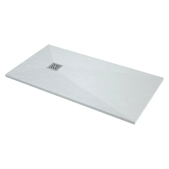 Plato de ducha Terra - L x An: 70 x 180 cm, Blanco
