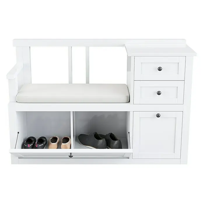 Phönix Country Sitzbank - L x B x H: 120 x 75,8 x 40 cm, Weiß - Anwendungsbeispiel