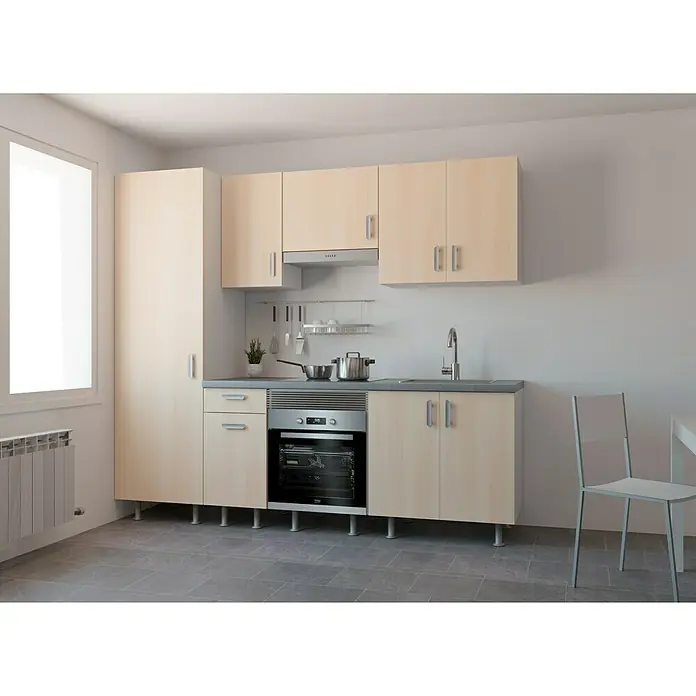 Top Element H Armario alto - L x An x Al: 33 x 60 x 70 cm, Haya