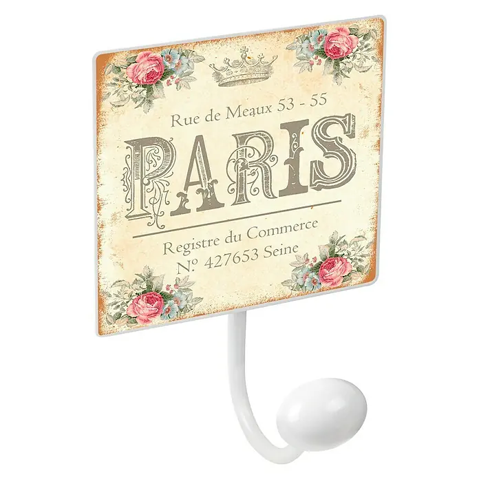 Nesu Gancho para colgar Paris 9064B07 - Número de ganchos: 1 ud., L x An x Al: 10 x 15,5 x 7 cm