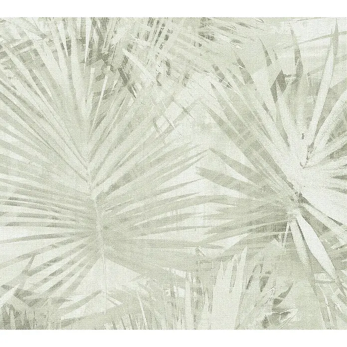 AS Creation Hygge Vliestapete - Hellgrün, Floral, 10,05 x 0,53 m - Detailaufnahme