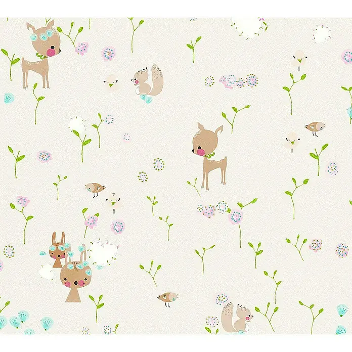 AS Creation Boys And Girls 6 Papiertapete - Creme, Motiv, 10,05 x 0,53 m - Detailaufnahme