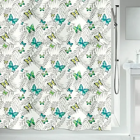 Spirella  Cortina de baño textil Papillons