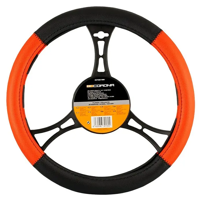 Funda para volante - Rojo/Negro, Apto para: Coches