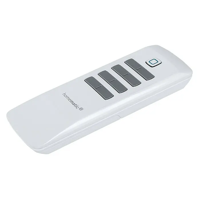 Homematic IP Funkfernbedienung HmIP-RC8 - 300 m (Freifeld), Weiß, 19 x 46 x 131 mm - Linke Seitenansicht