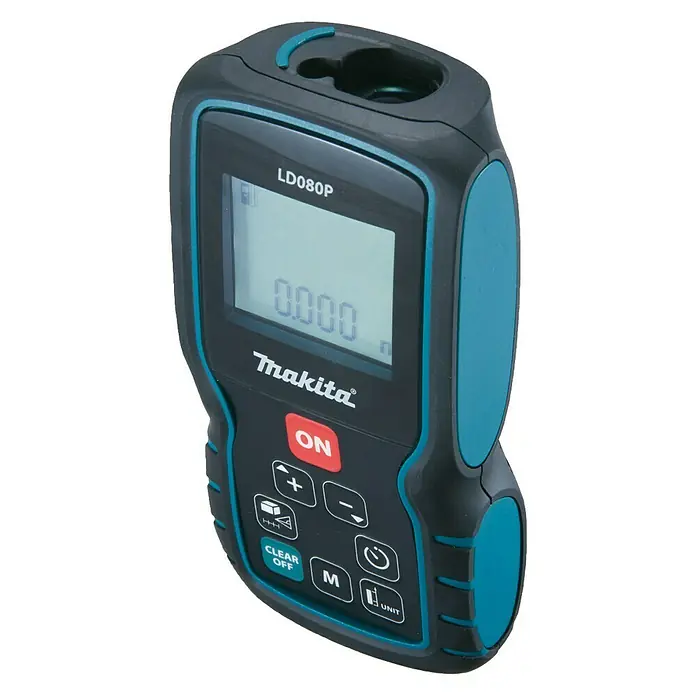 Makita Laserentfernungsmesser LD080P - Messbereich: 0,05 - 100 m - Vorderansicht
