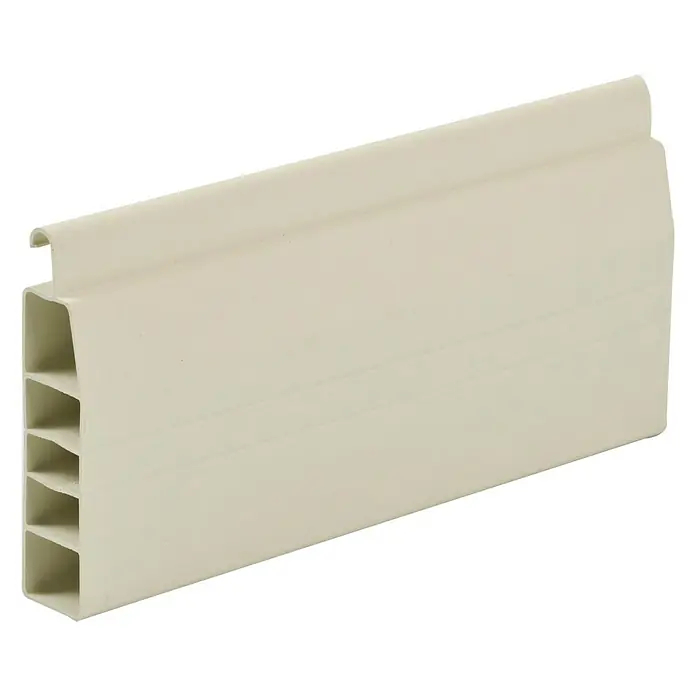 Lama de persiana terminal - L x An: 2 m x 50 mm, Marfil, PVC