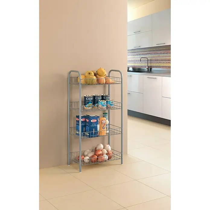 Metaltex Regal Monaco - L x B x H: 41 x 23 x 80 cm, Anzahl Böden: 4 Stk. - Stimmungsaufnahme