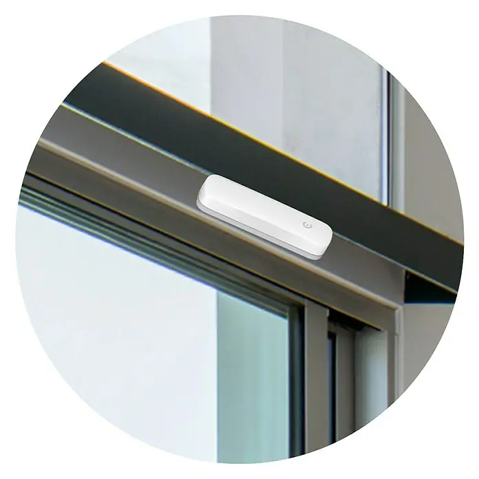 Clarer Fenster- & Türsensor S03 - Passend für: Clarer Alarmanlage C3, Reichweite ca.: 100 m, Funk - Anwendungsbeispiel