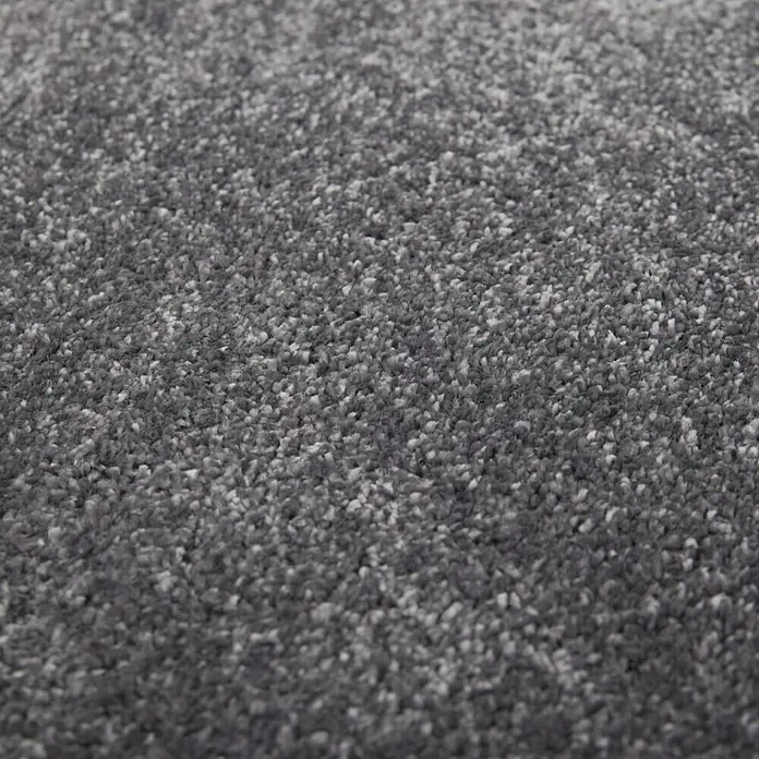 Kurzflorteppich Softtouch - Grau, 150 x 80 cm, 100 % Polypropylen (Flor) - Detailaufnahme
