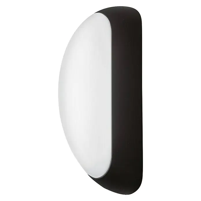 Eglo LED-Außenwandleuchte Scorze - 5 W, 10 x 4,5 x 20 cm, Schwarz, IP44 - Vorderansicht