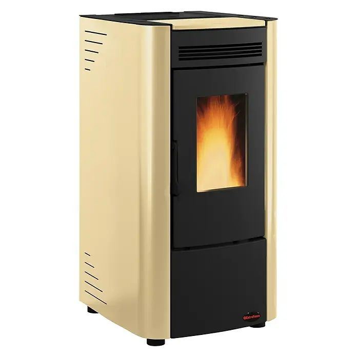 La Nordica Pelletofen Ketty - 2,5 - 6,5 kW, Raumheizvermögen: 186 m³, Schwarz/Pergament