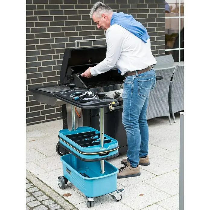 Hazet Werkstattwagen Assistent 166N - Ohne Werkzeug, L x B x H: 350 x 680 x 465 mm - Anwendungsbeispiel