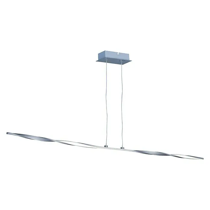 Lámpara colgante LED Merit - 20 W, L x An x Al: 120 x 75 x 120 cm, Níquel, Blanco neutro
