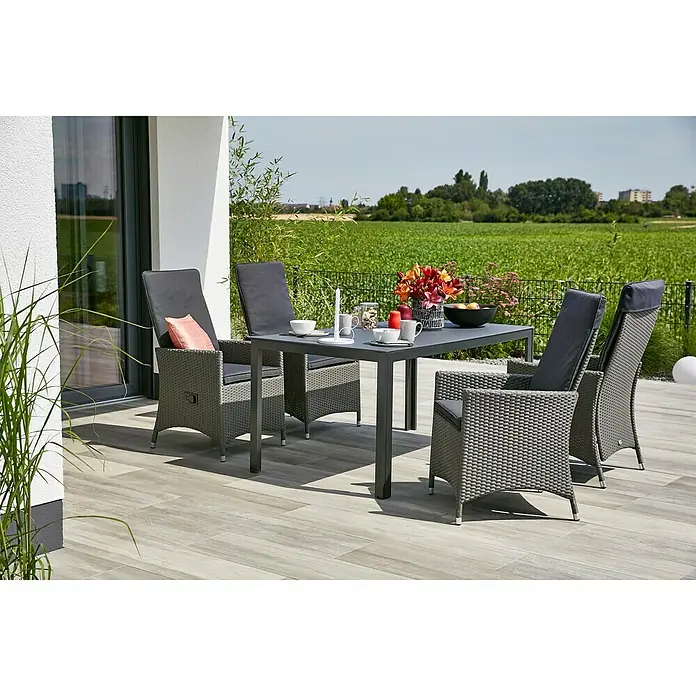 Sunfun Neila Garten-Positionssessel - Breite: 63 cm, Polyrattan