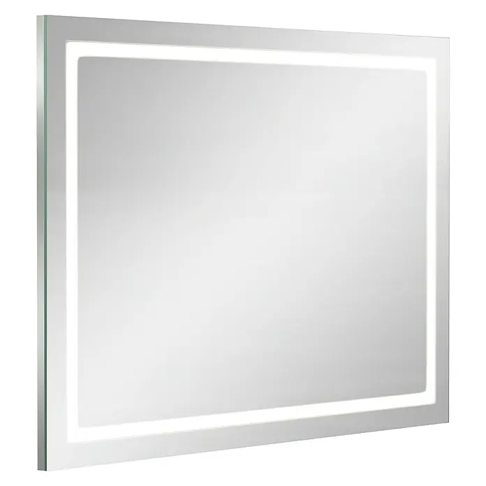 Camargue Espacio Ogledalo s LED rasvjetom - 120 x 90 cm, S prekidačem za prevrtanje
