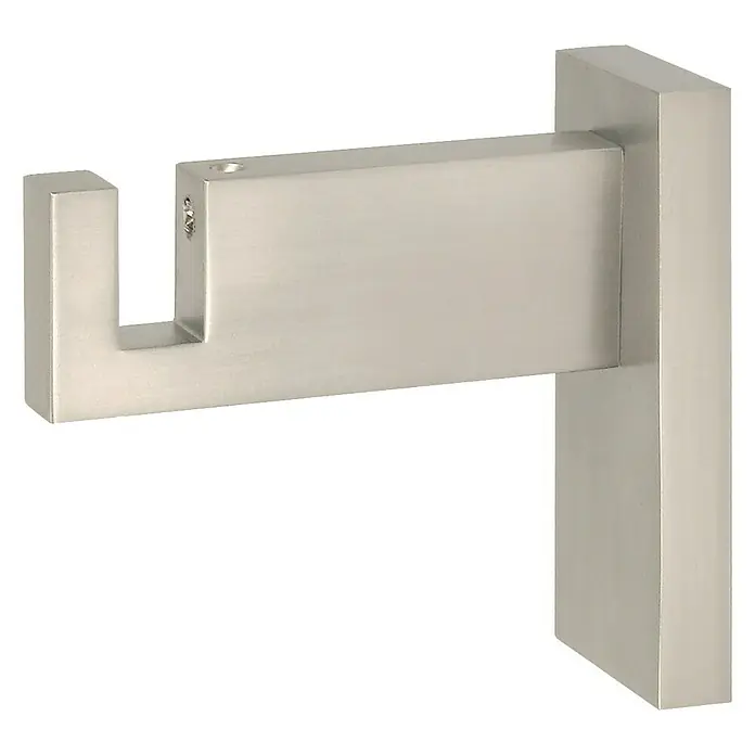 Expo Ambiente Steun Clear - Rvs-look, Geschikt voor: 32 x 11 mm profiel, 8 cm - Vooraanzicht