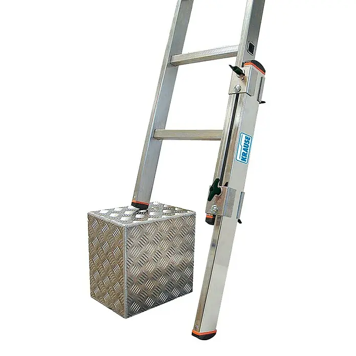 Krause Holmverlängerung - Geeignet für: Holmquerschnitt 64 x 25 mm bis 97 x 25 mm, Aluminium - Linke Seitenansicht