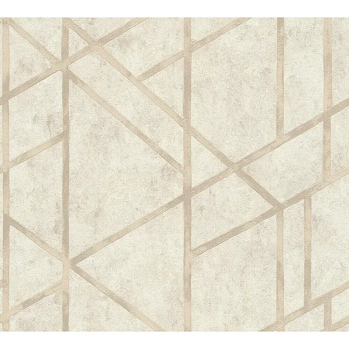 AS Creation Metropolitan Stories Vliestapete Geometrie - Beige, Grafisch, 10,05 x 0,53 m - Detailaufnahme