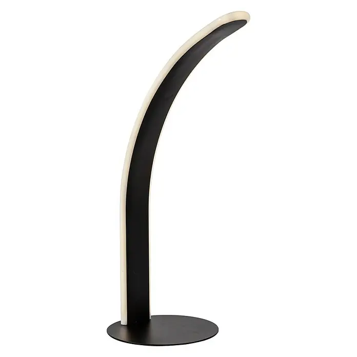 Lámpara de sobremesa LED Raven 3 - 12 W, L x An x Al: 26 x 15 x 38,5 cm, Negro, Blanco neutro