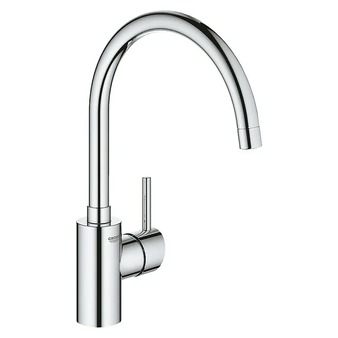 Grohe Concetto Spültischarmatur - Chrom, Glänzend, Hoher Auslauf - Vorderansicht