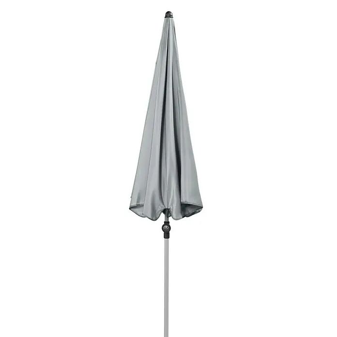 Doppler Active Sonnenschirm - Hellgrau, 200 cm - Vorderansicht