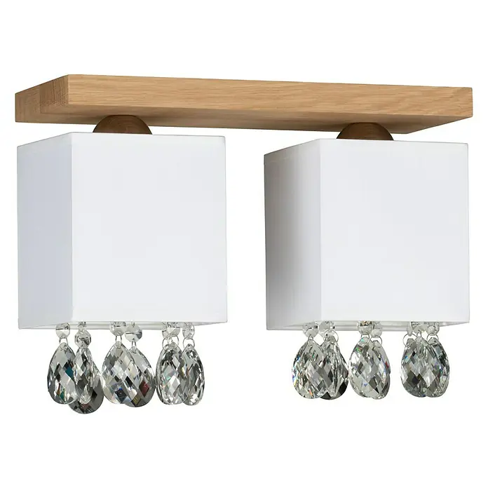 Spotlight Deckenleuchte Inger - 60 W, L x B x H: 35 x 13,5 x 23,5 cm, E27, 2 Stk. - Vorderansicht