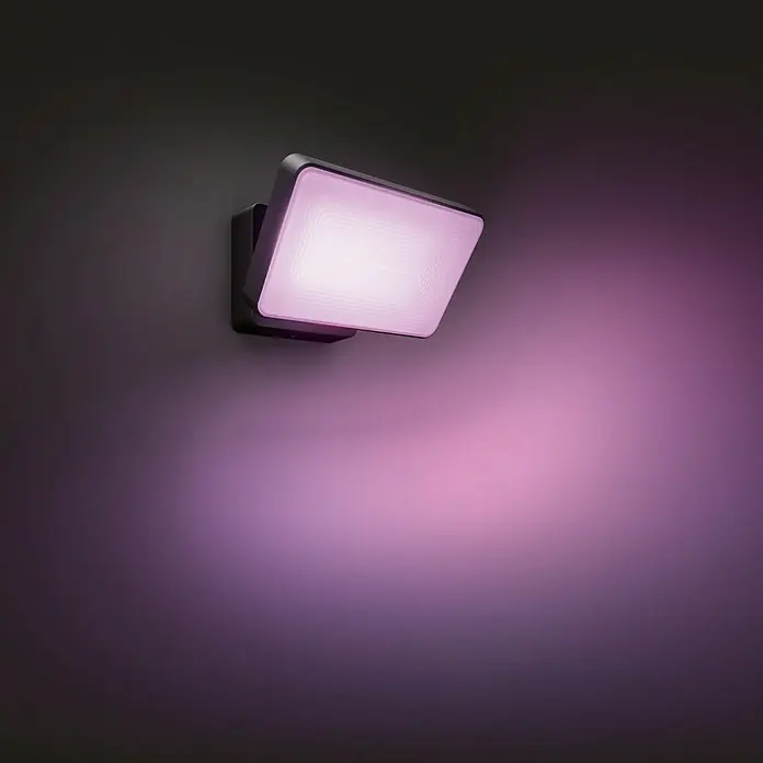 Philips Hue LED-Strahler White & Color Ambiance Discover - 15 W, Schwarz, L x B x H: 22 x 16 x 15,3 cm