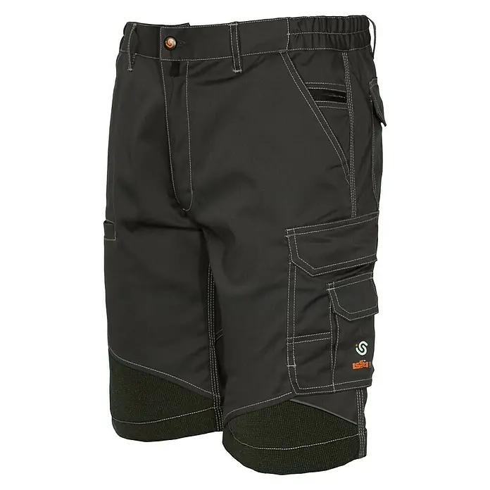 Industrial Starter Stretch Pantalones cortos de trabajo Extreme - L, Gris oscuro