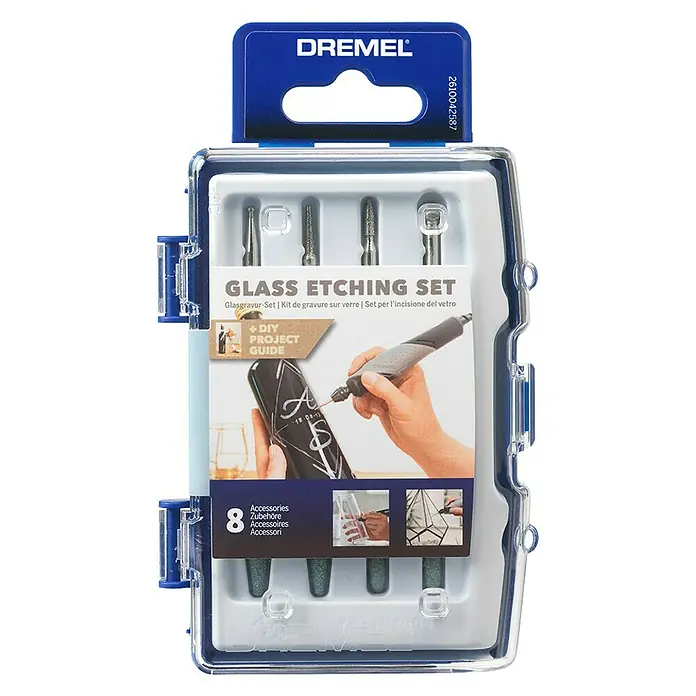 Dremel Glasbearbeitungs-Set 682 - 8 -tlg., Durchmesser Schaft: 3,2 mm