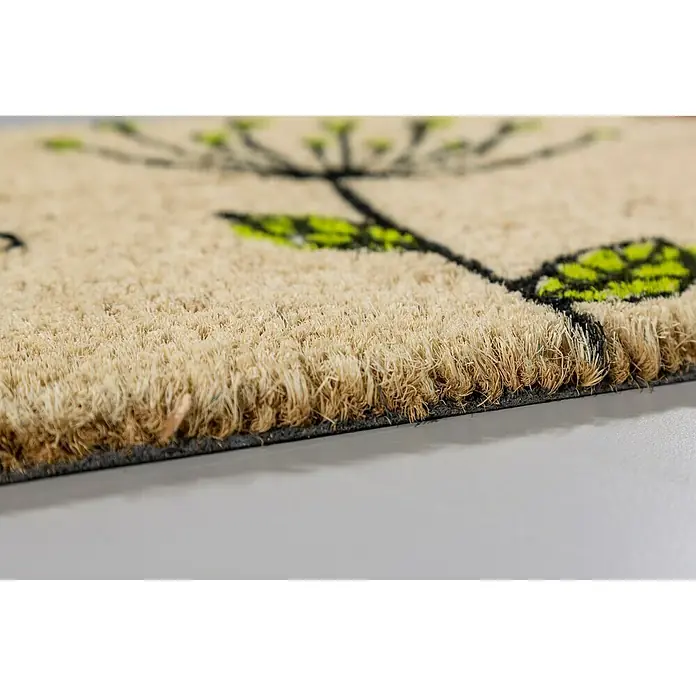 Astra Coco Kokosfußmatte Style - Blumen, Bunt, 25 x 75 cm, 100 % Kokos - Rechte Seitenansicht